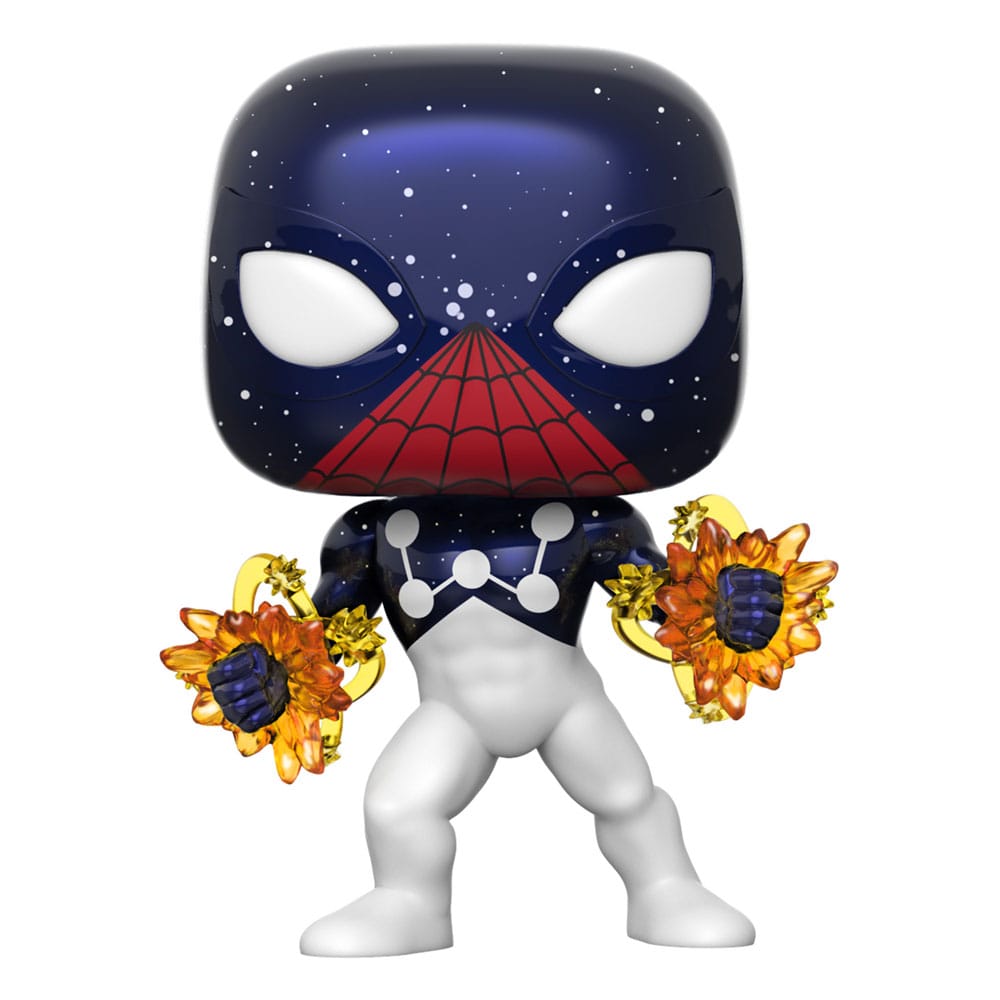 Marvel Pop! Comics Vinile Figura Captain Universe Spider-man Esclusiva 9 Cm Funko