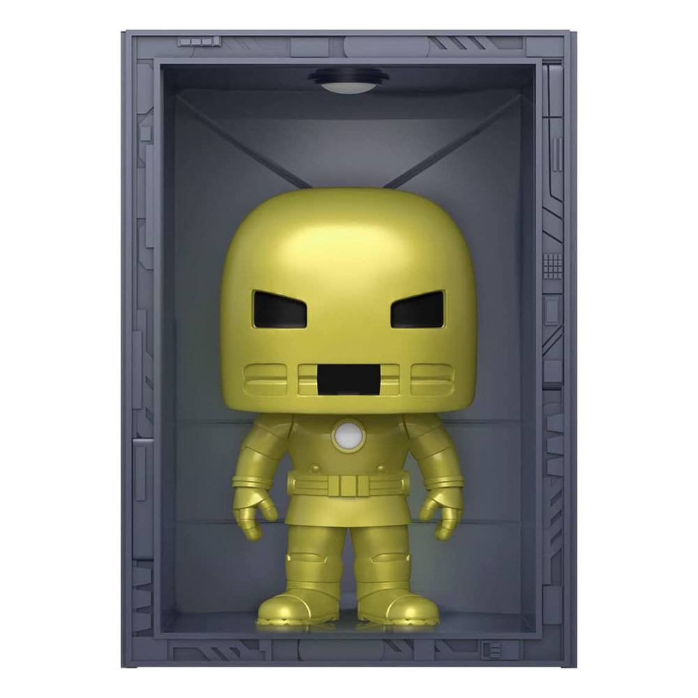 Marvel Pop! Deluxe Vinile Figura Hall Of Armor Iron Man Model 1 Px Esclusiva 9 Cm Funko