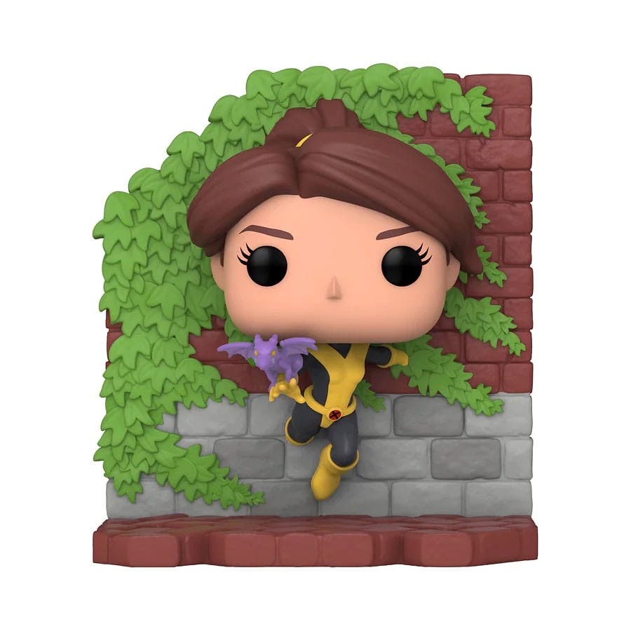 Marvel Pop! Deluxe Vinile Figura X-men: Kitty Pryde Con Lockheed 9 Cm Funko