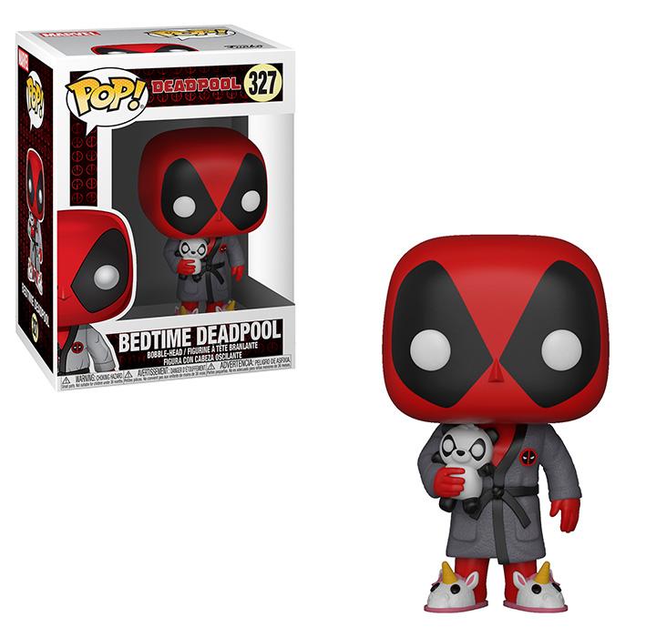 Marvel Pop! Figura In Vinile Deadpool In Vestaglia 9 Cm Funko Scatola Rovinata