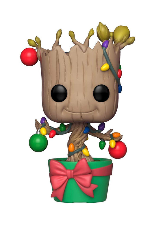 Marvel Pop! Figure Vinile Groot con Luci di Natale 9 Cm Funko