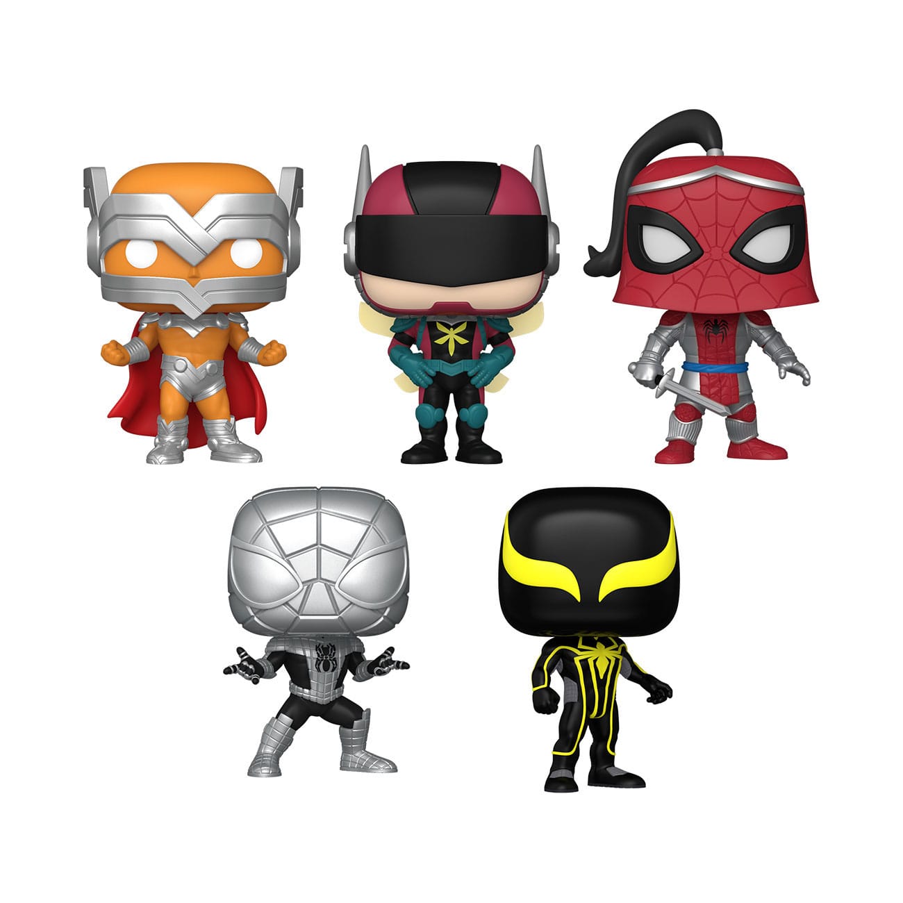 Marvel Pop! Vinile Figura 5-pack Year Of The Spider Special Edition 9 Cm Funko