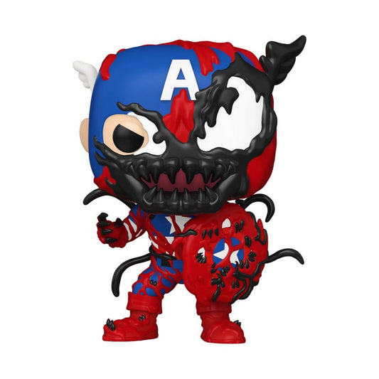 Marvel Pop! Vinile Figura Carnageized - Captain America 9 Cm Funko