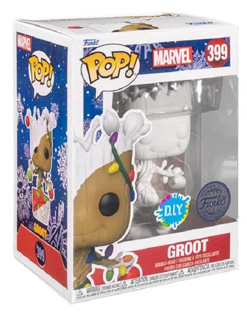 Marvel Pop! Vinile Figura Groot (diy) (wh) 9 Cm Funko