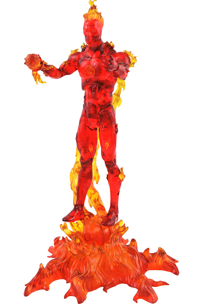 Marvel Select Human Torch Af Action Figura Diamond Select