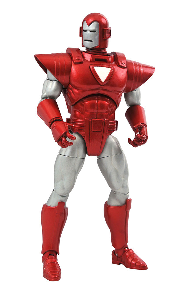 Marvel Select Silver Centurion Iron Man Action Figura Diamond Select