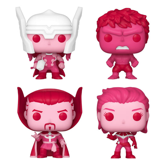 Marvel Valentines Pocket Pop! Vinile Figura 4-pack 4 Cm Funko