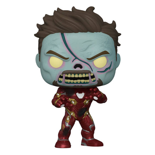 Marvel What If...? Pop! Tv Vinile Figura Zombie Iron Man 9 Cm Funko