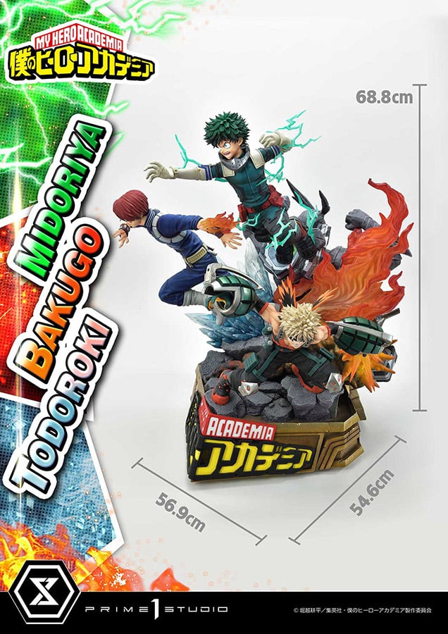 MHA MIDORIYA BAKUGOTO DOROKI DLX BONUS STATUA PRIME 1 STUDIO