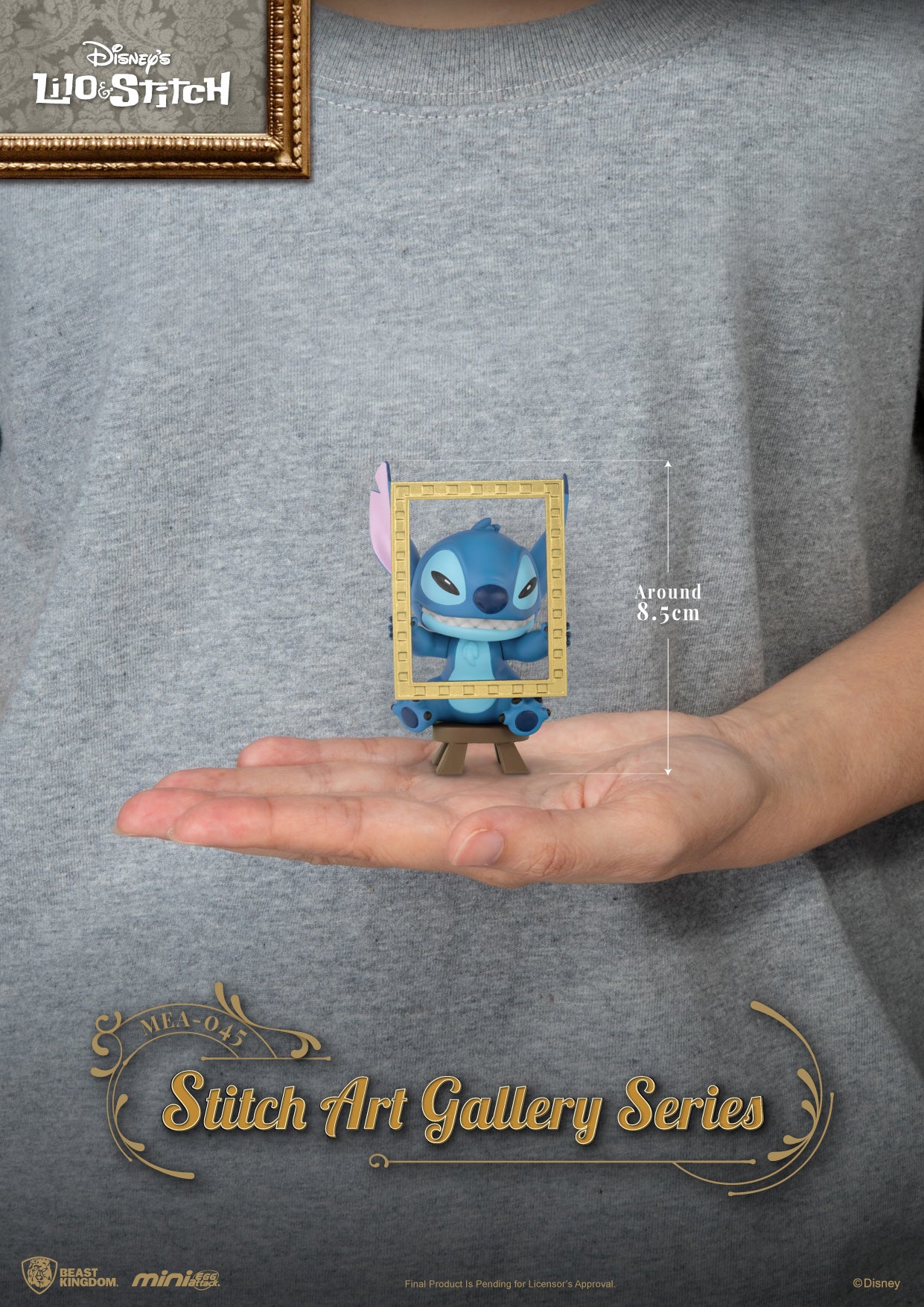 Mini Uova Stitch Art Gallery  Set (6+1) Mini Figura Beast Kingdom