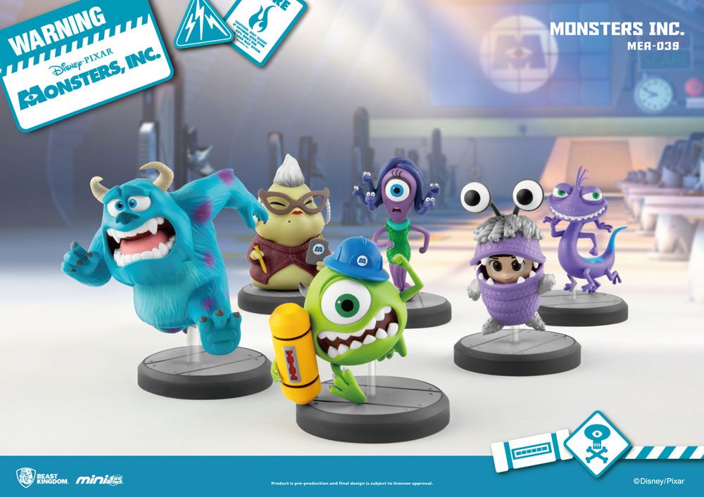 Monsters, Inc. Mini Uova Attack Figura 6-pack 10 Cm Beast Kingdom Toys