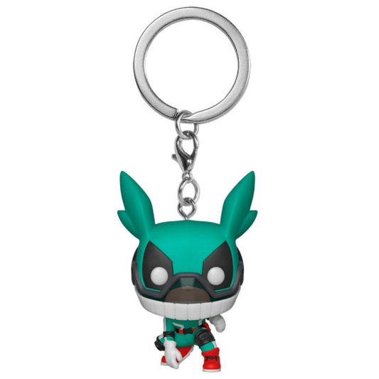 My Hero Academy Pocket Funko Pop Portachiavi Deku Con Casco