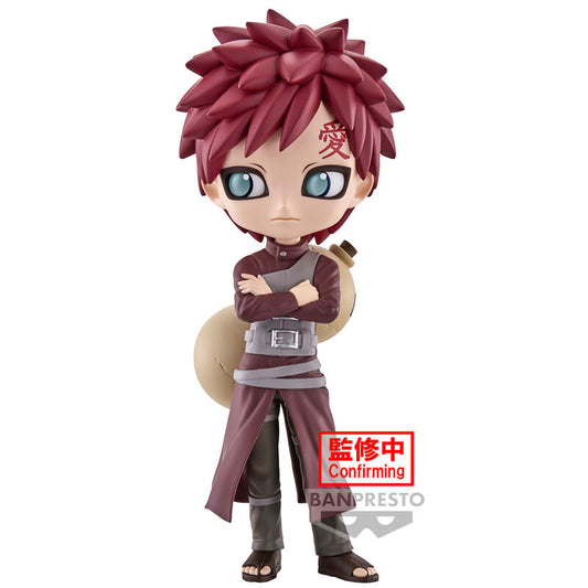 Naruto Shippuden Gaara Ver.a Q Posket Figura 14cm Banpresto