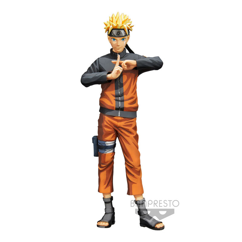 BANPRESTO NARUTO UZUMAKI NARUTO SHIPPUDEN GRANDISTA NERO STATUA 27 CM