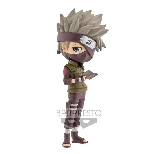 Naruto Shippuden Hatake Kakashi Ver. B Q Posket Figura 15cm Banpresto