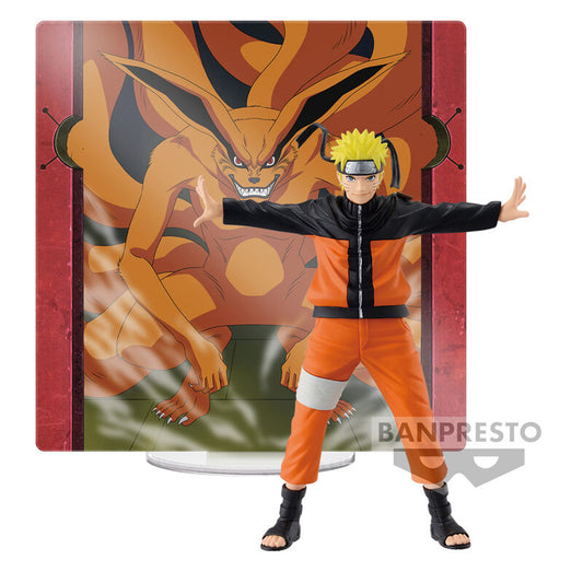 Naruto Shippuden Uzumaki Naruto Panel Spectacle Figura 13cm Banpresto