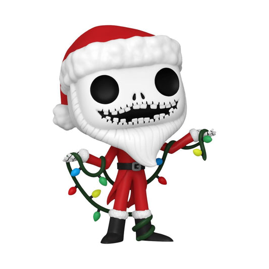 Nightmare Before Christmas 30th Funko POP Disney Vinile Figura Santa Jack 9 cm