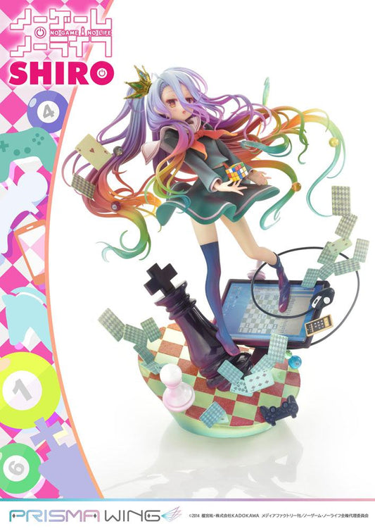 No Game No Life Prisma Wing Pvc Statua 1/7 Shiro 27 Cm Prime 1 Studio