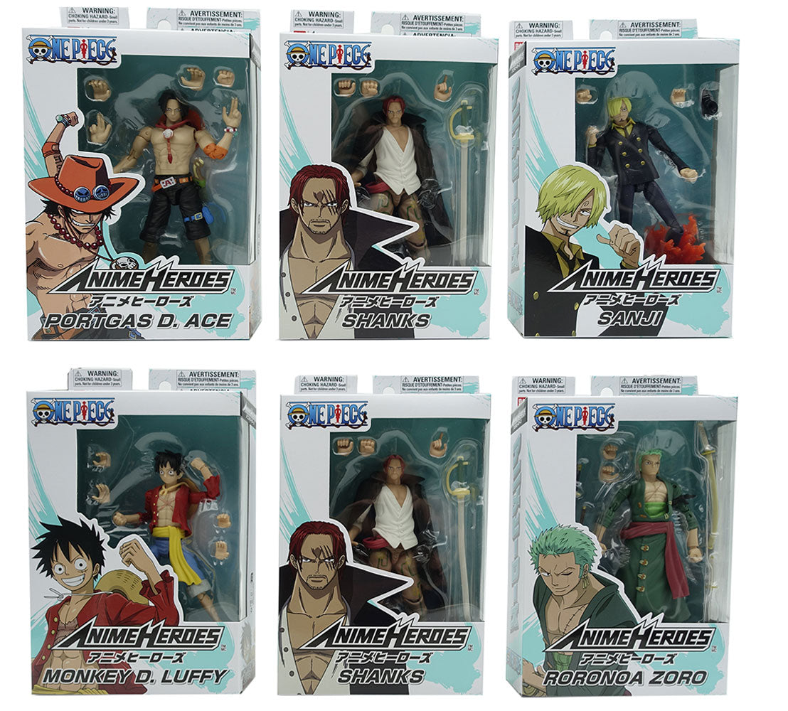 One Piece Anime Heroes Assortimento Action Figure Casuale 17 Cm (1 pezzo) Bandai