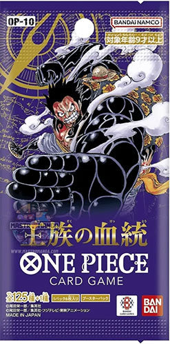 One Piece Carte Gioco Royal Blood Op-10 Jap 1 Busta Anime One Piece - Carte Da Gioco/collezione