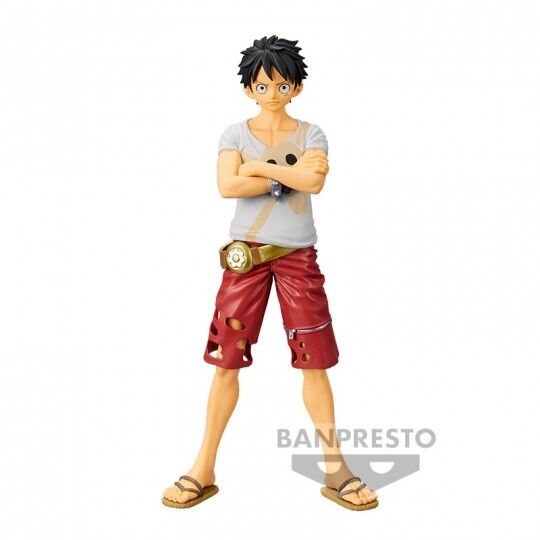 One Piece Film Red Vol.6 The Grandline Men Luffy Figura 16cm Banpresto