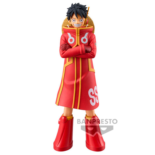 One Piece Grandline Series Monkey D Luffy Figura 16cm Banpresto