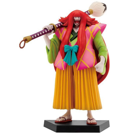 One Piece I Nove Scabbards Rossi sono Qui Figura Kanjuro Ichibansho 15,5cm Banpresto