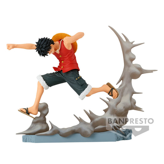 One Piece Senkozekkei Monkey D Luffy Figura 8cm Banpresto