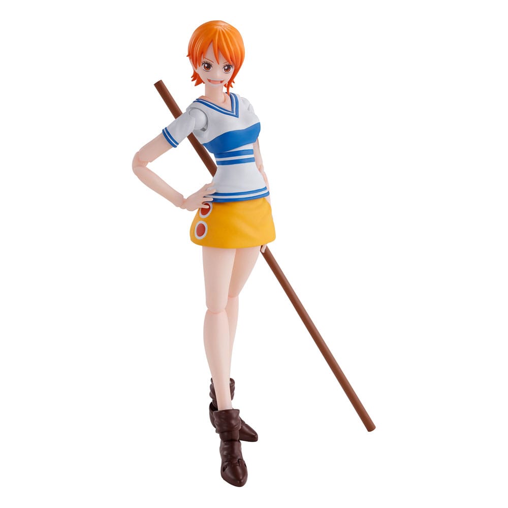 One Piece S.h. Figuarts Action Figura Nami Romance Dawn 14 Cm Bandai Tamashii Nations