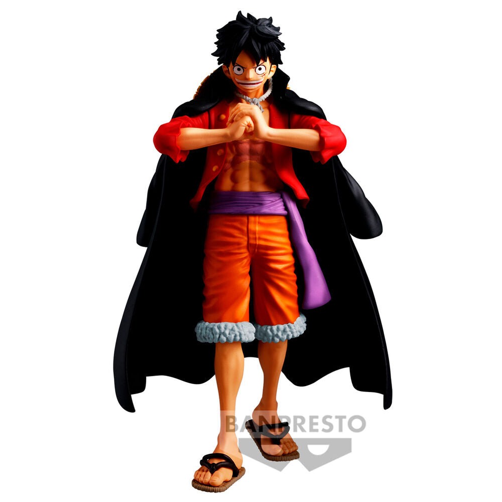 One Piece The Shukko Monkey D. Luffy Figura 14cm Banpresto