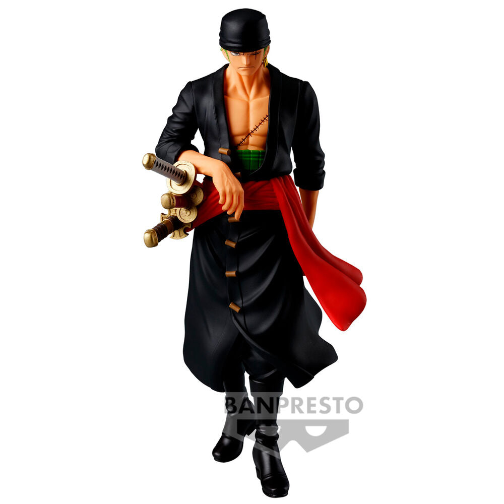 One Piece The Shukko Roronoa Zoro Figura 17cm Banpresto