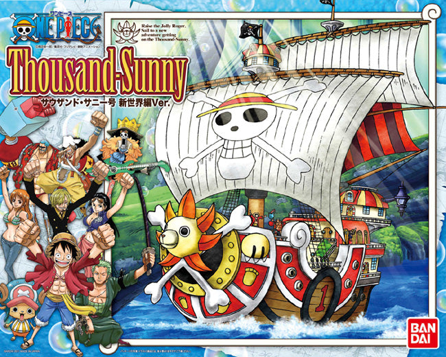 One Piece Thousand Sunny New World Ship Model Kit Figura 30cm Bandai Hobby