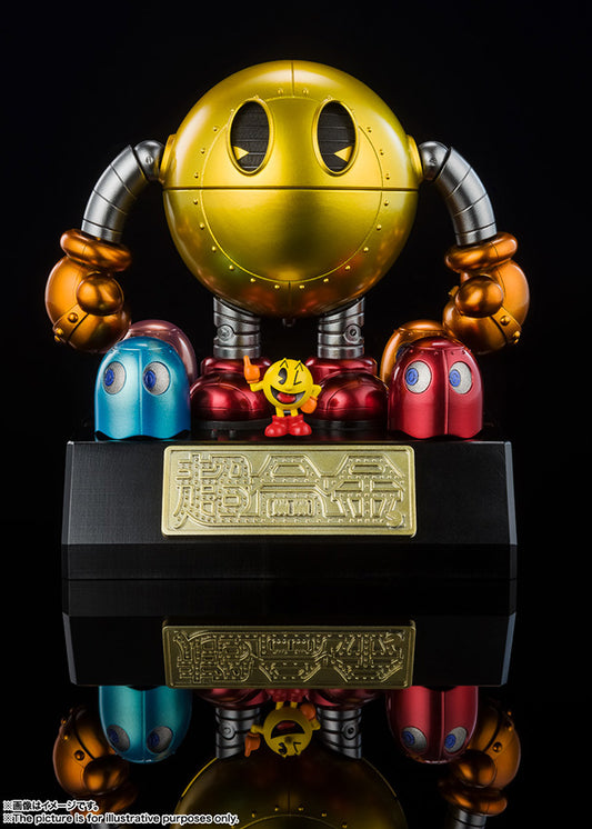 Pac-Man Statua Pac-Man DieCast Chogokin Tamashii Nations Figura 10cm Bandai