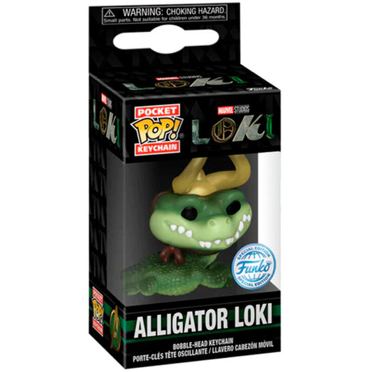 Pocket Pop Portachiavi Marvel Loki Alligator Loki Funko