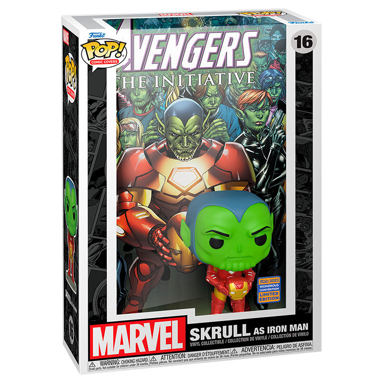 Pop Figura Album Marvel Avengers Skrull As Iron Man Esclusiva Funko