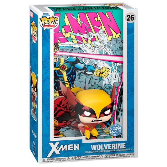 Pop Figura Comic Cover Marvel X-men Wolverine Esclusiva Funko