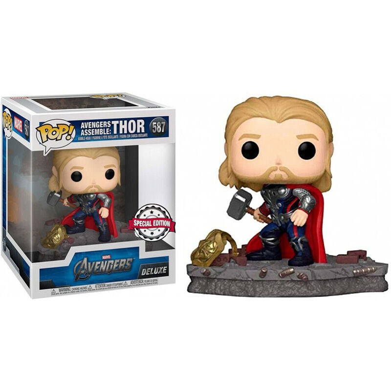 Pop Figura Deluxe Avengers Thor Assemble Esclusiva Funko