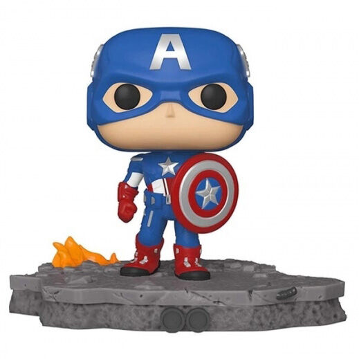 Pop Figura Deluxe Marvel Avengers Capitan America Esclusiva Funko