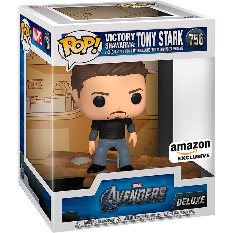 Pop Figura Deluxe Marvel Avengers Tony Stark Esclusiva Funko