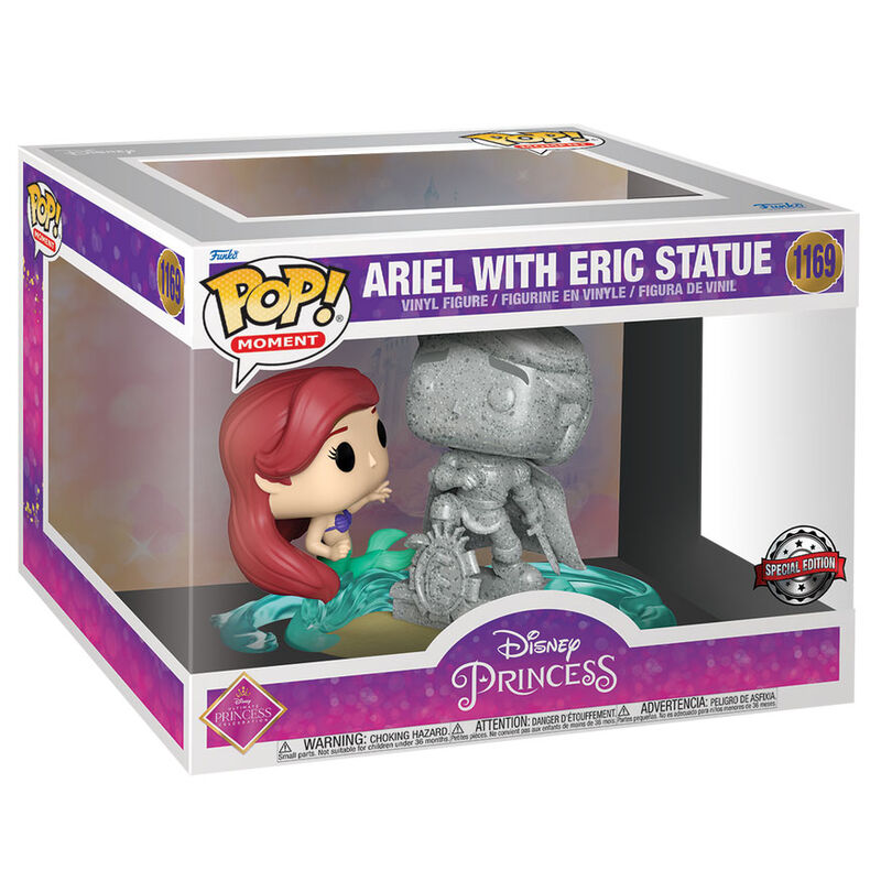 Pop Figura Disney Ultimate Princess The Litle Mermaid Ariel & Statua Eric Esclusiva Funko