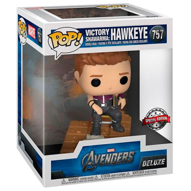 Pop Figura Marvel Avengers Hawkeye Victory Shawarma Esclusiva Funko