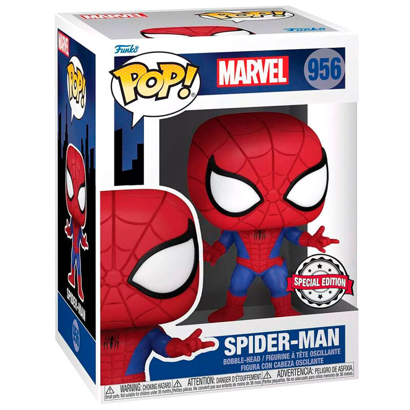 Pop Figura Marvel Spider-man - Spider-man Esclusiva Funko