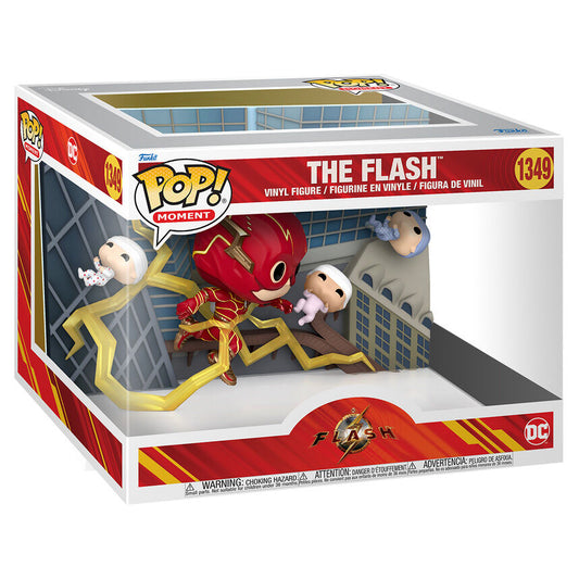 Pop Figura Moment Dc Comics The Flash Baby Rescue Funko