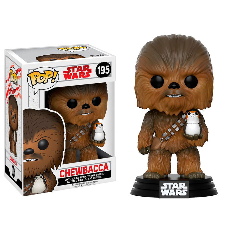 Pop Figura Star Wars Chewbacca Con Porg Funko