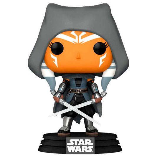 Pop Figura Star Wars The Mandalorian Ahsoka Hooded Esclusiva Funko