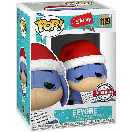 Pop Figura Winnie The Pooh Eeyore Chritsmas Esclusiva Funko