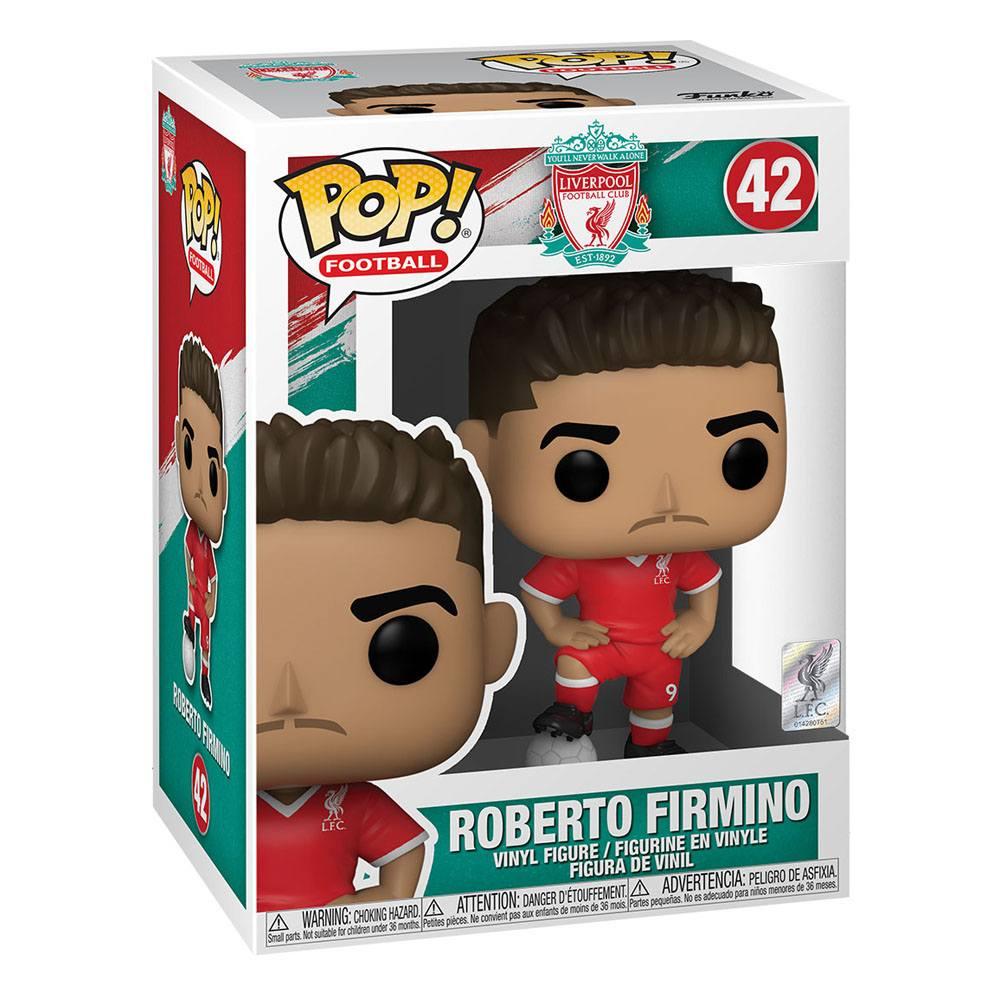 Pop Football Liverpool F.c. Vinile Figura Firmino 9 Cm Funko - Scatola Rovinata