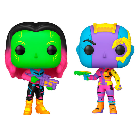 Pop Pack 2 Figures Marvel Guardiani Della Galassia Gamora & Nebula Esclusiva Funko