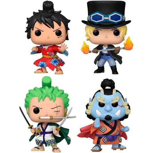 Pop Pack 4 Figures One Piece Esclusiva Funko