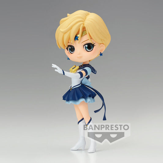 Pretty Guardian Sailor Moon Cosmos The Movie Eternal Sailor Uranus Ver.a Q Posket Figura 14cm Banpresto